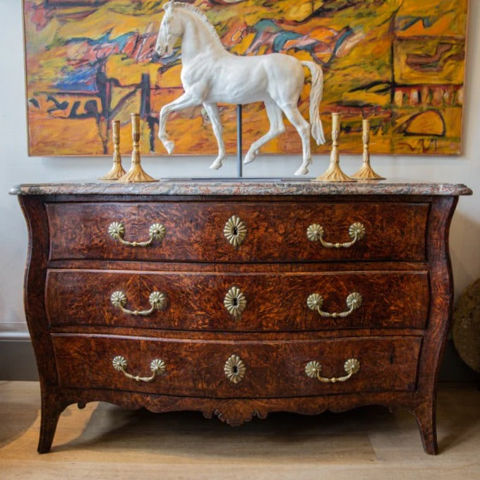 Louis XV Bombe Commode