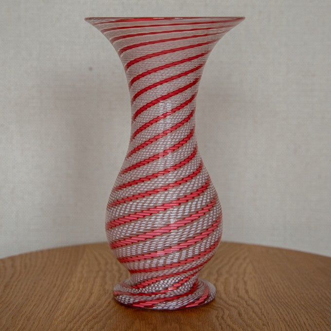 Latticino Vase