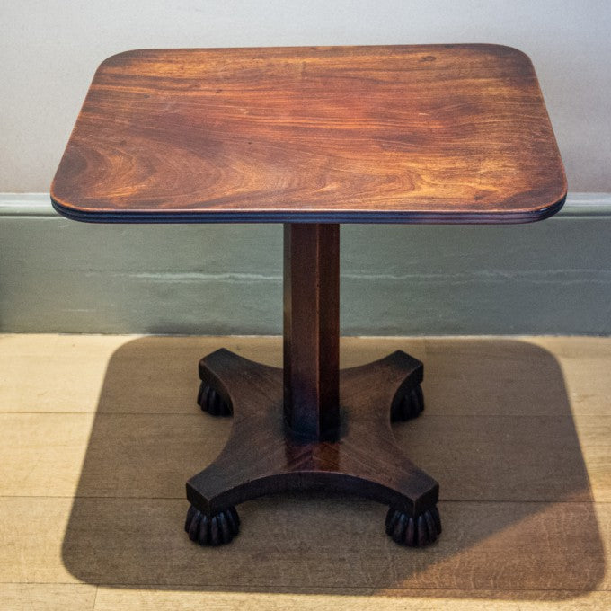 Low Regency Mahogany Side Table
