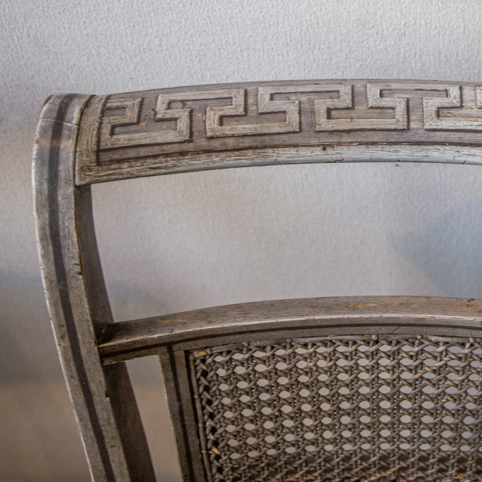A PAIR OF REGENCY SIDE CHAIRS