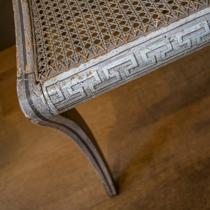 A PAIR OF REGENCY SIDE CHAIRS
