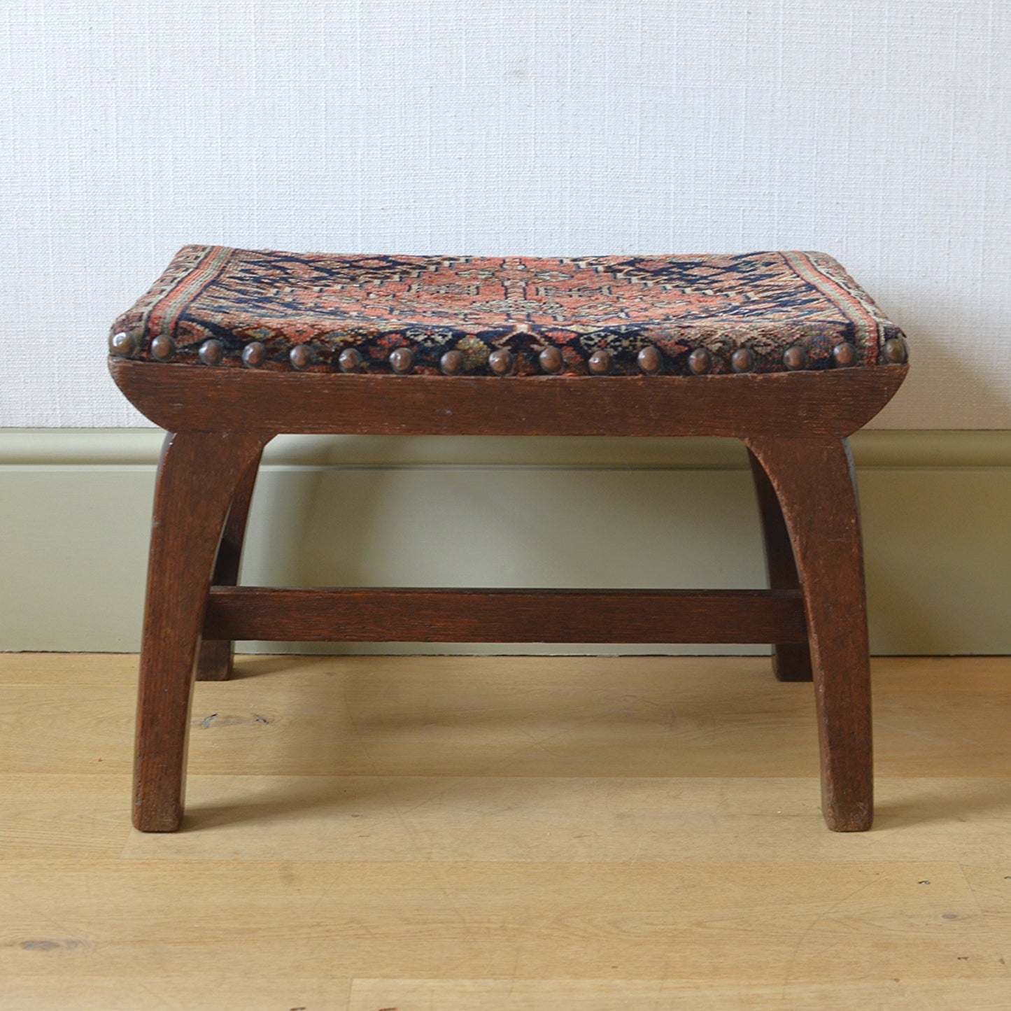 Arts and Crafts Oak Stool