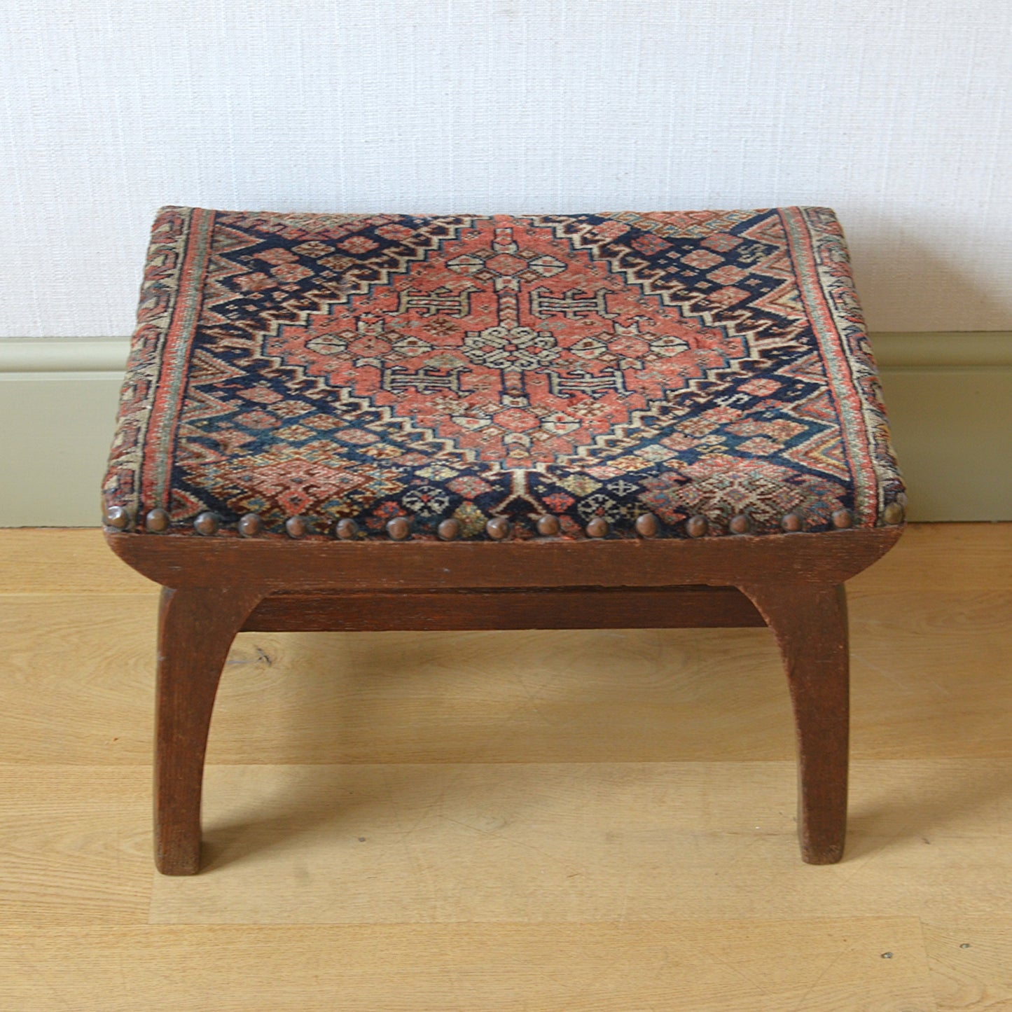 Arts and Crafts Oak Stool