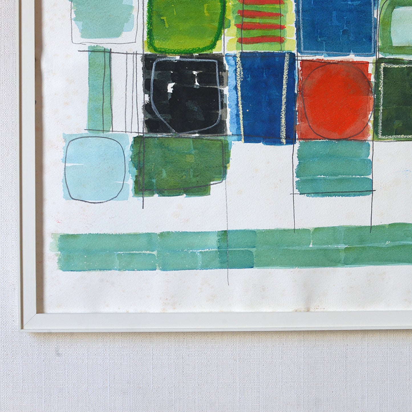 Abstract Painting by James Hull (1921-1990)