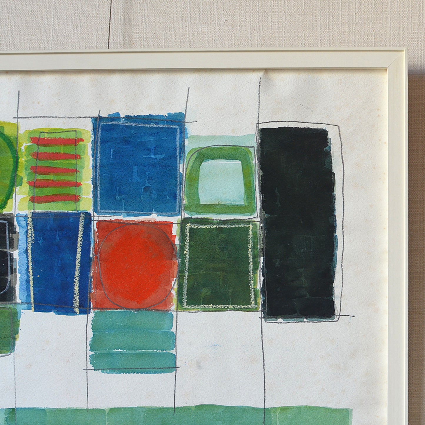 Abstract Painting by James Hull (1921-1990)