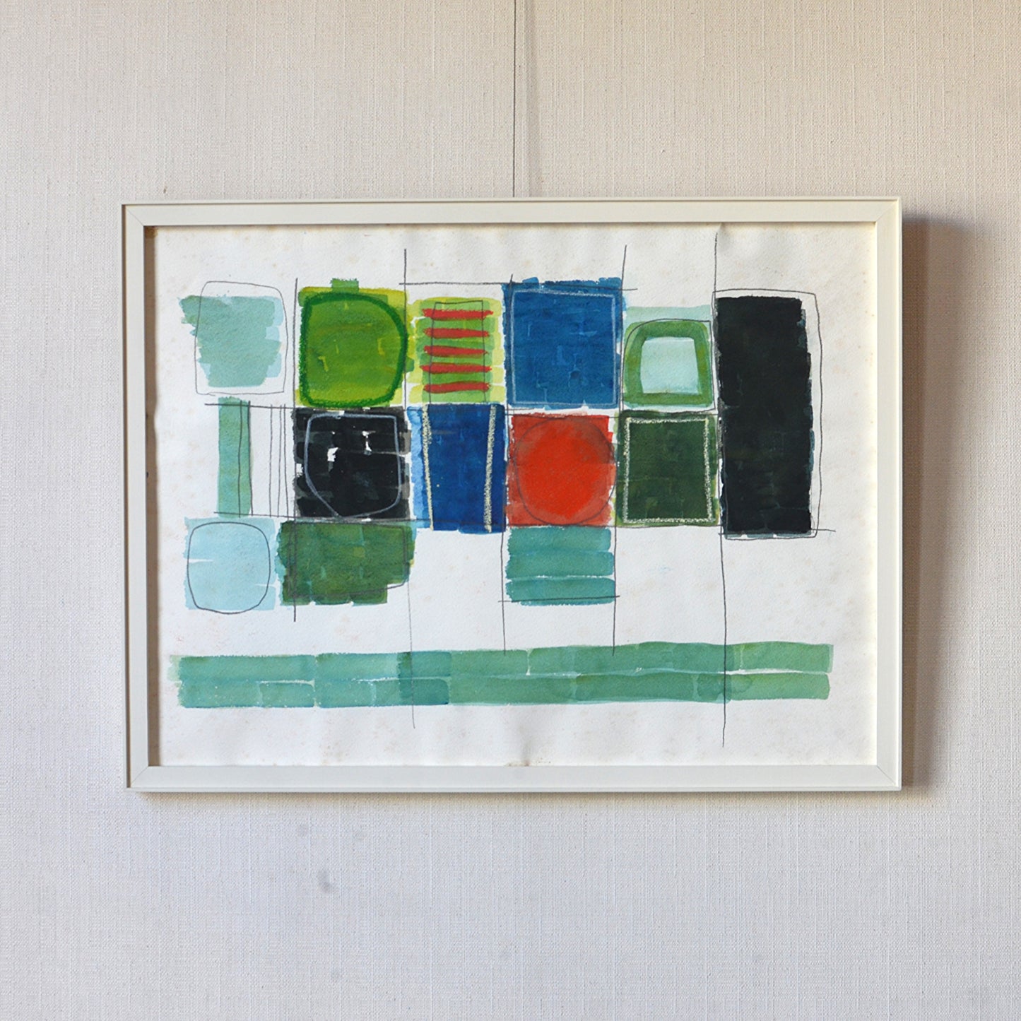 Abstract Painting by James Hull (1921-1990)