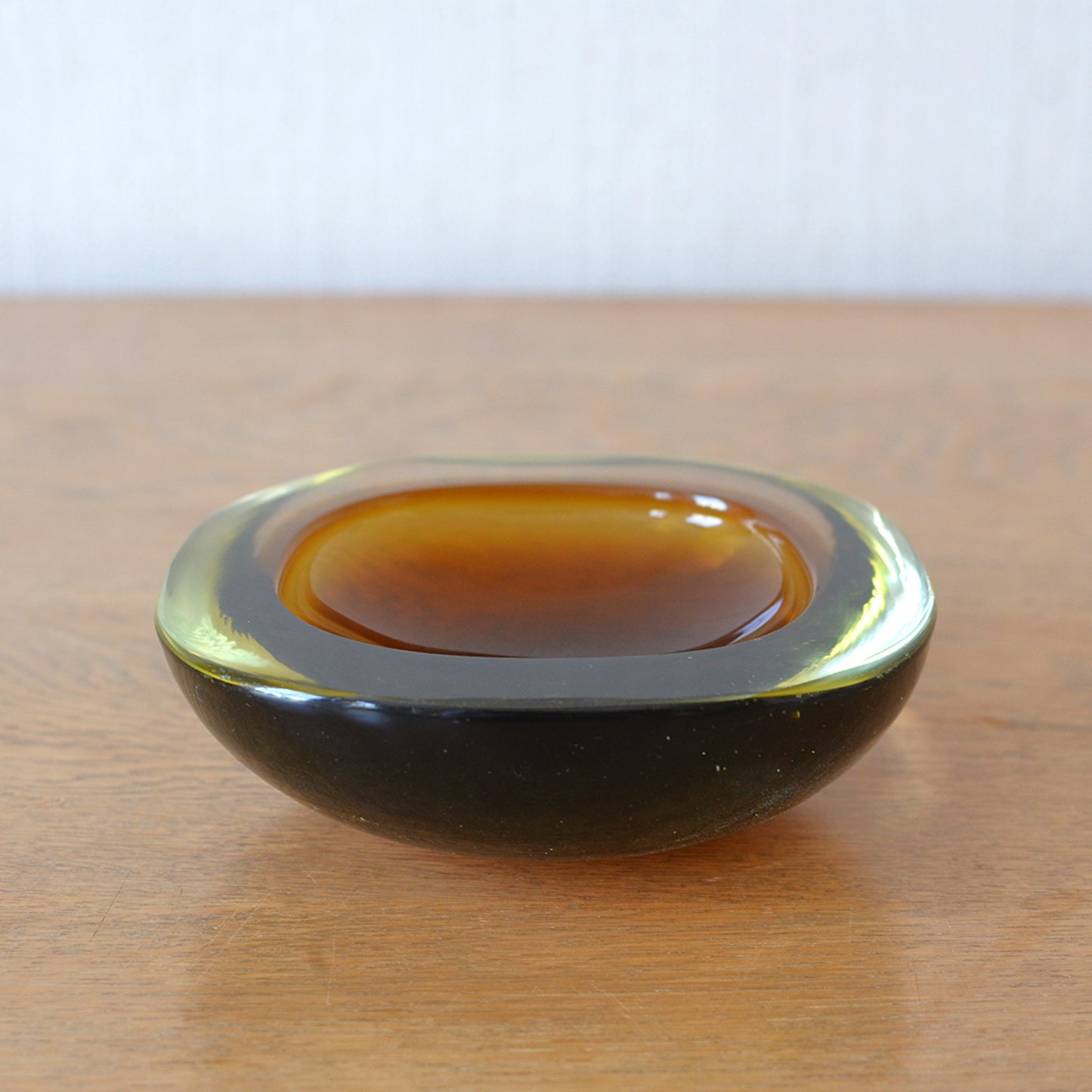 Murano Sommerso Glass Ashtray