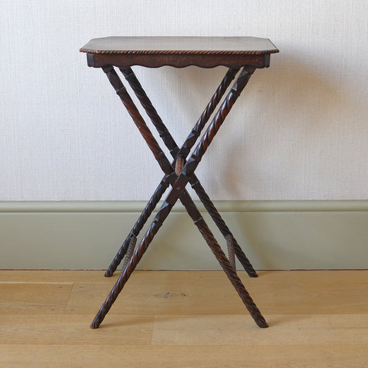 Tall Mahogany Side Table