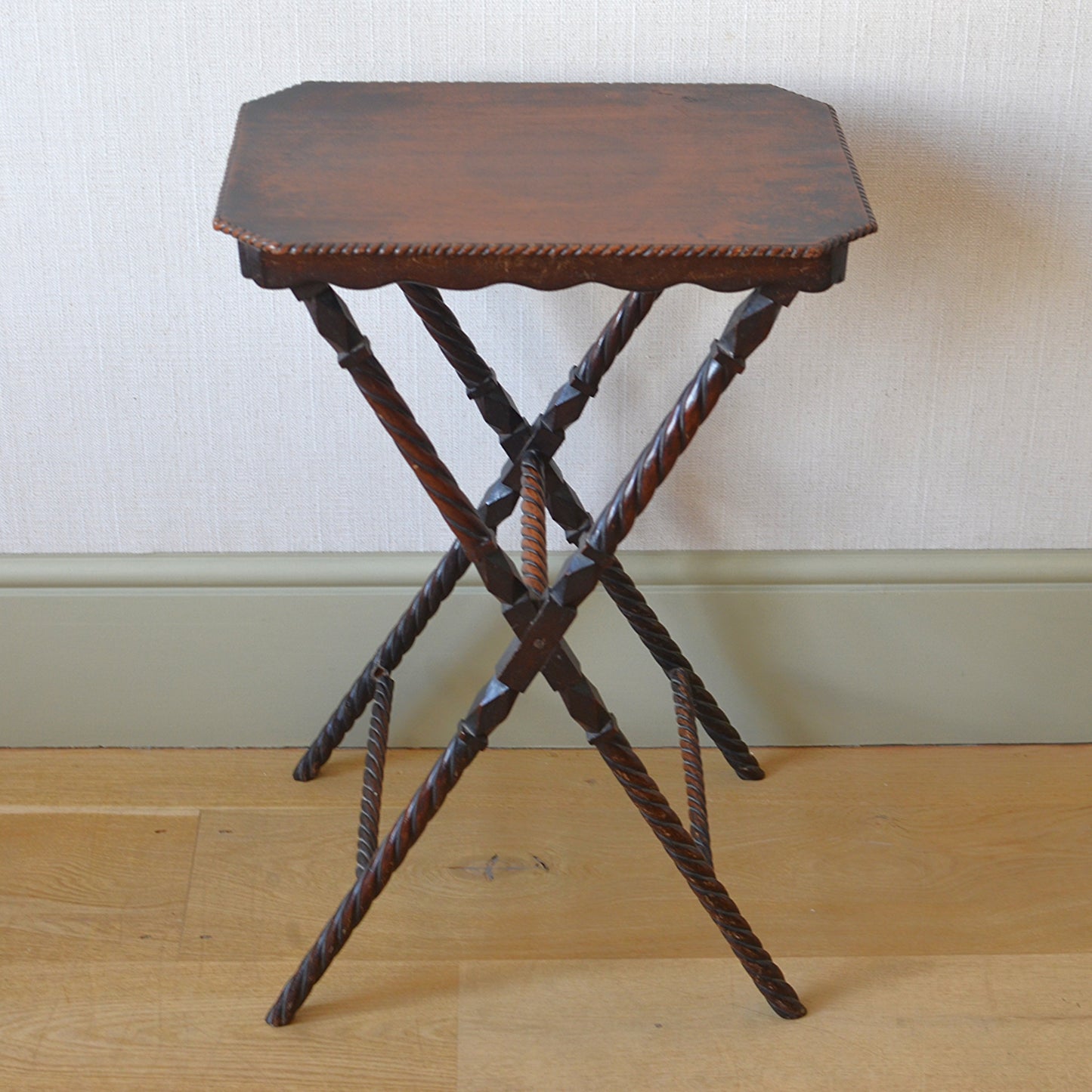 Tall Mahogany Side Table