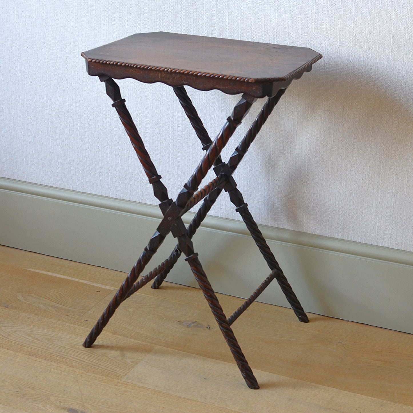 Tall Mahogany Side Table