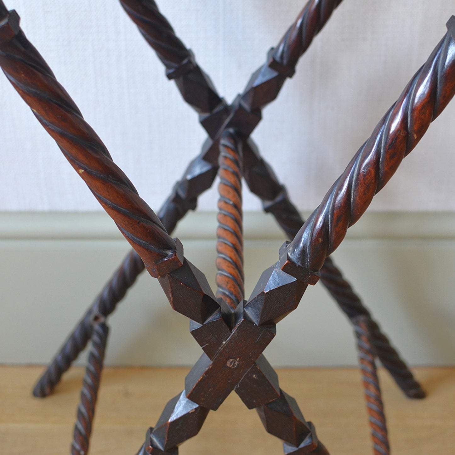 Tall Mahogany Side Table