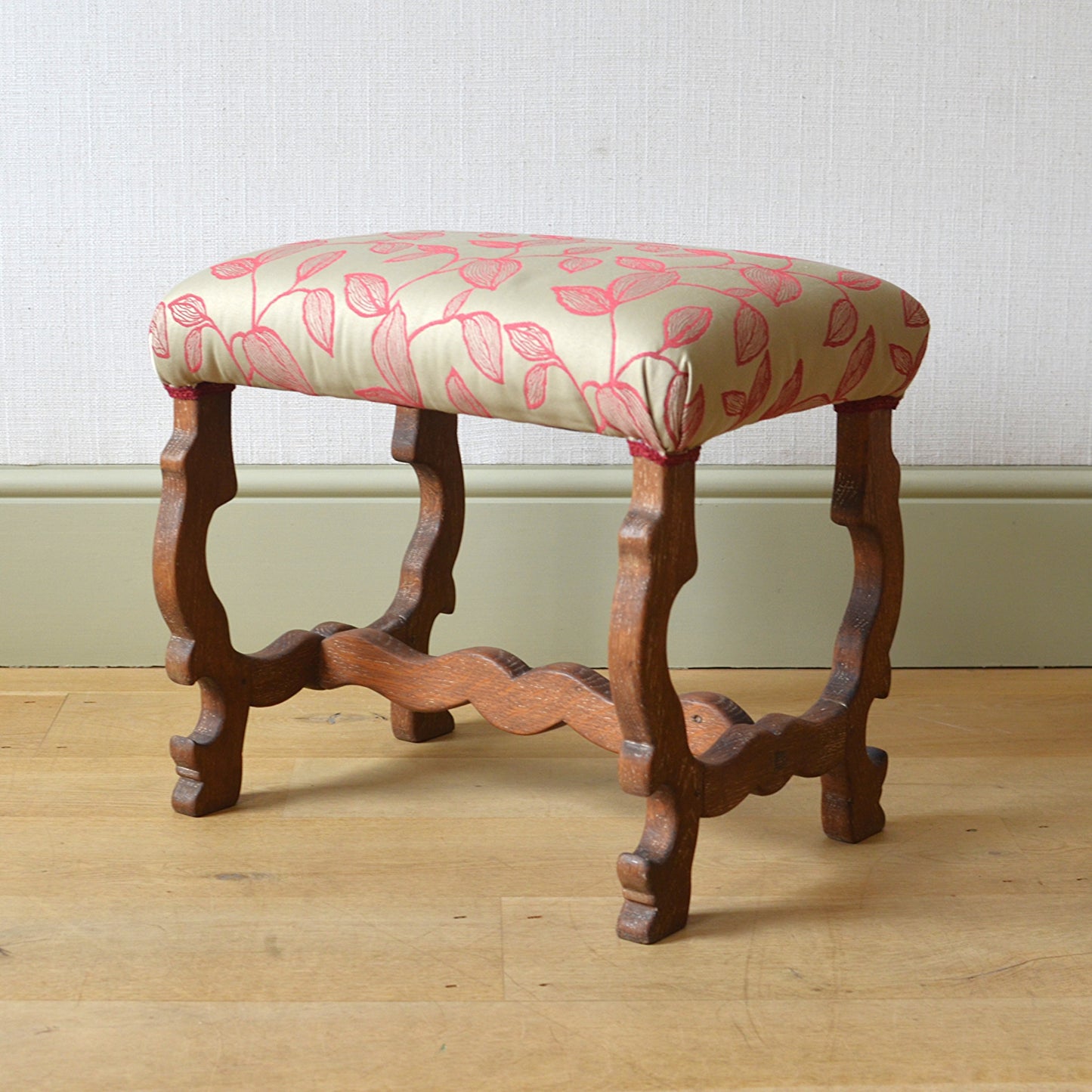 Limed Oak Stool