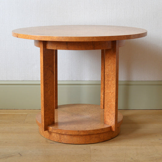 Two-Tiered Art Deco Round Table