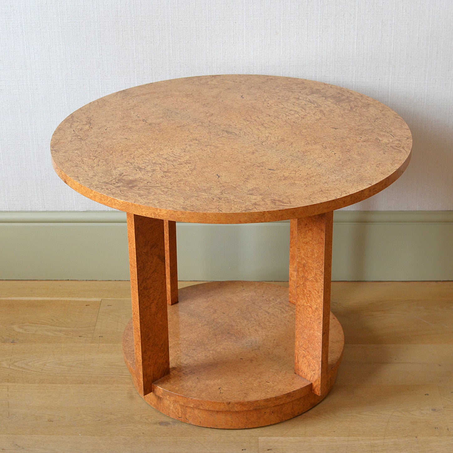 Two-Tiered Art Deco Round Table