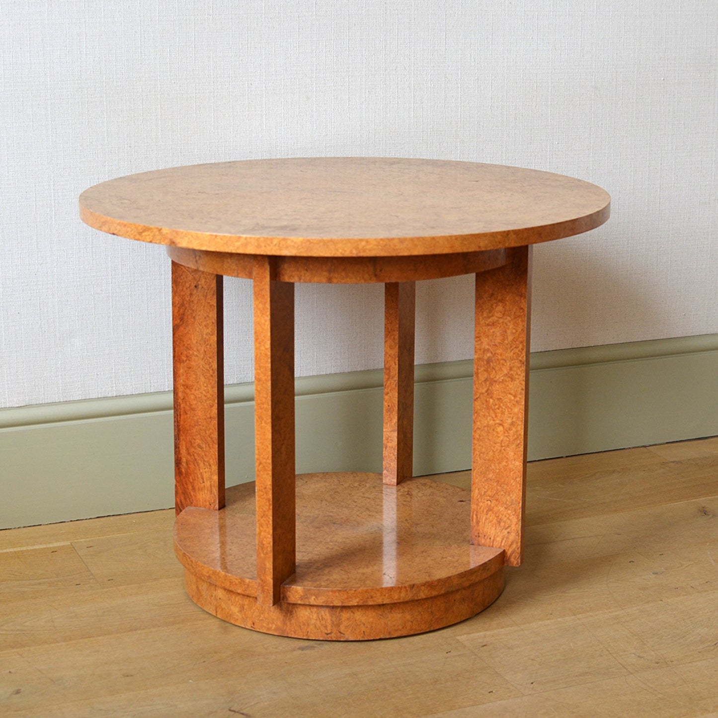 Two-Tiered Art Deco Round Table