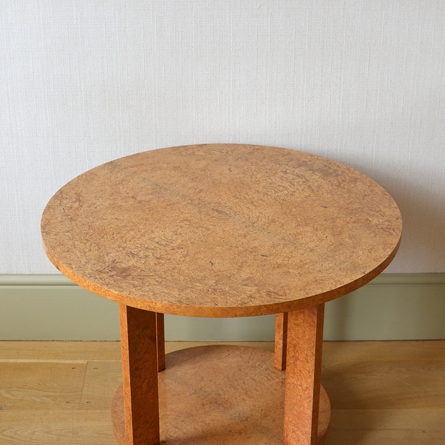 Two-Tiered Art Deco Round Table