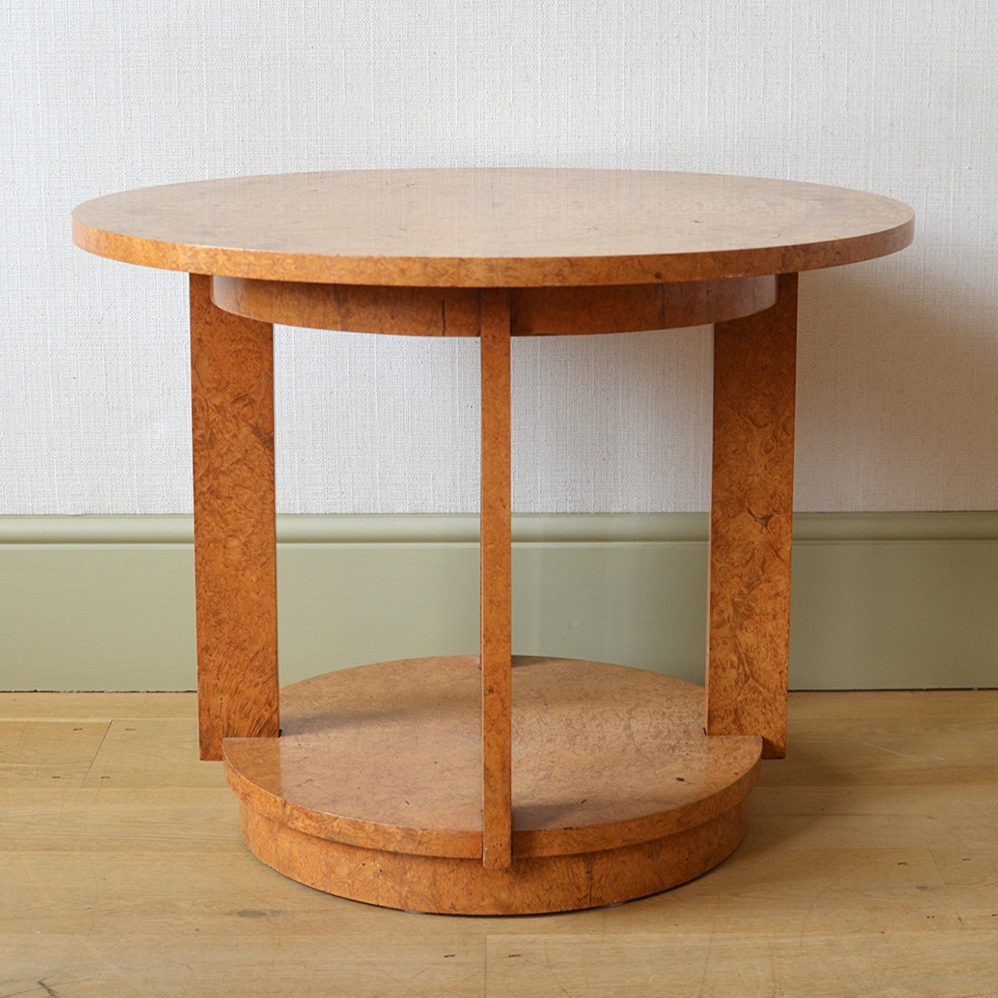 Two-Tiered Art Deco Round Table