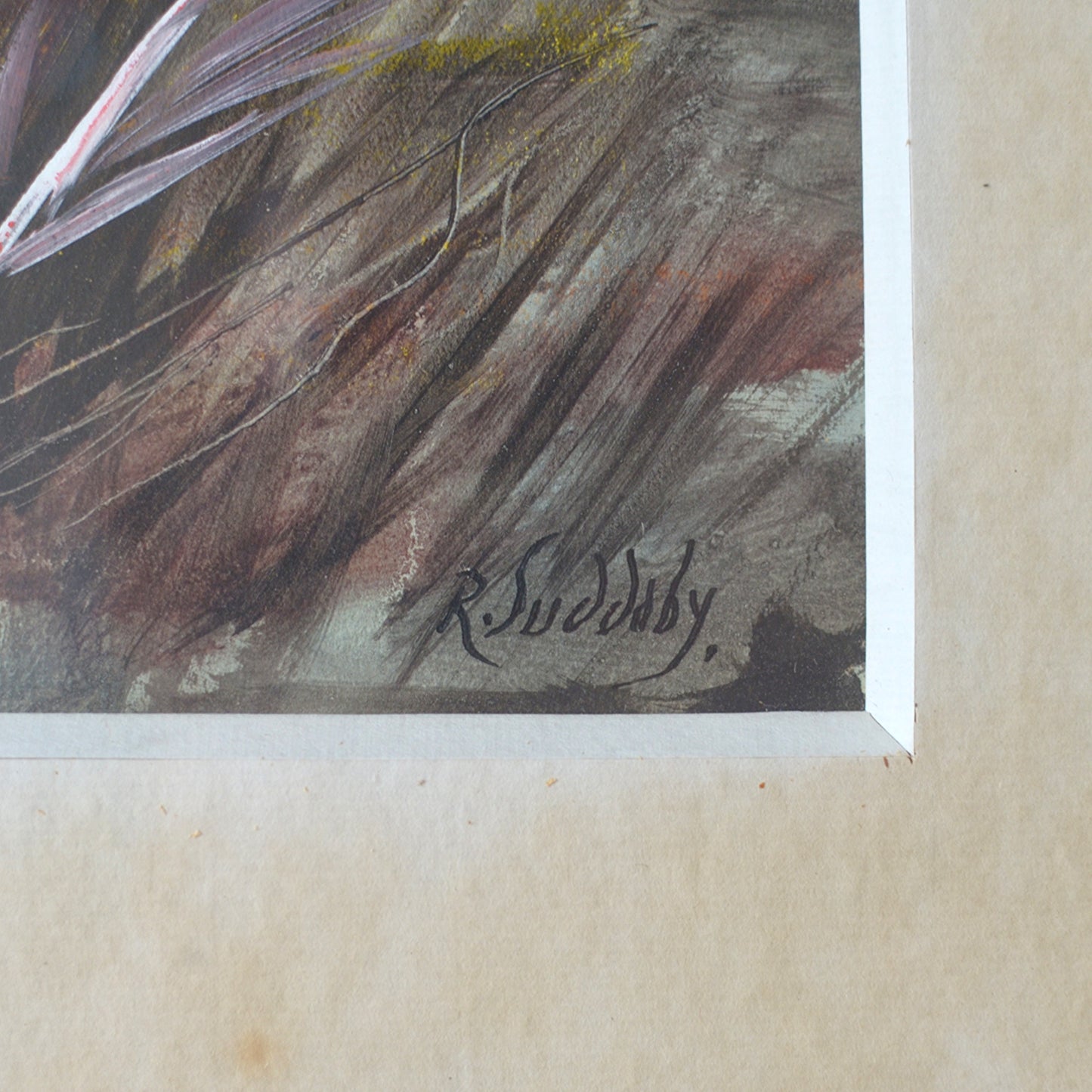 Abstract Painting by Rowland Suddaby (1912–1972)