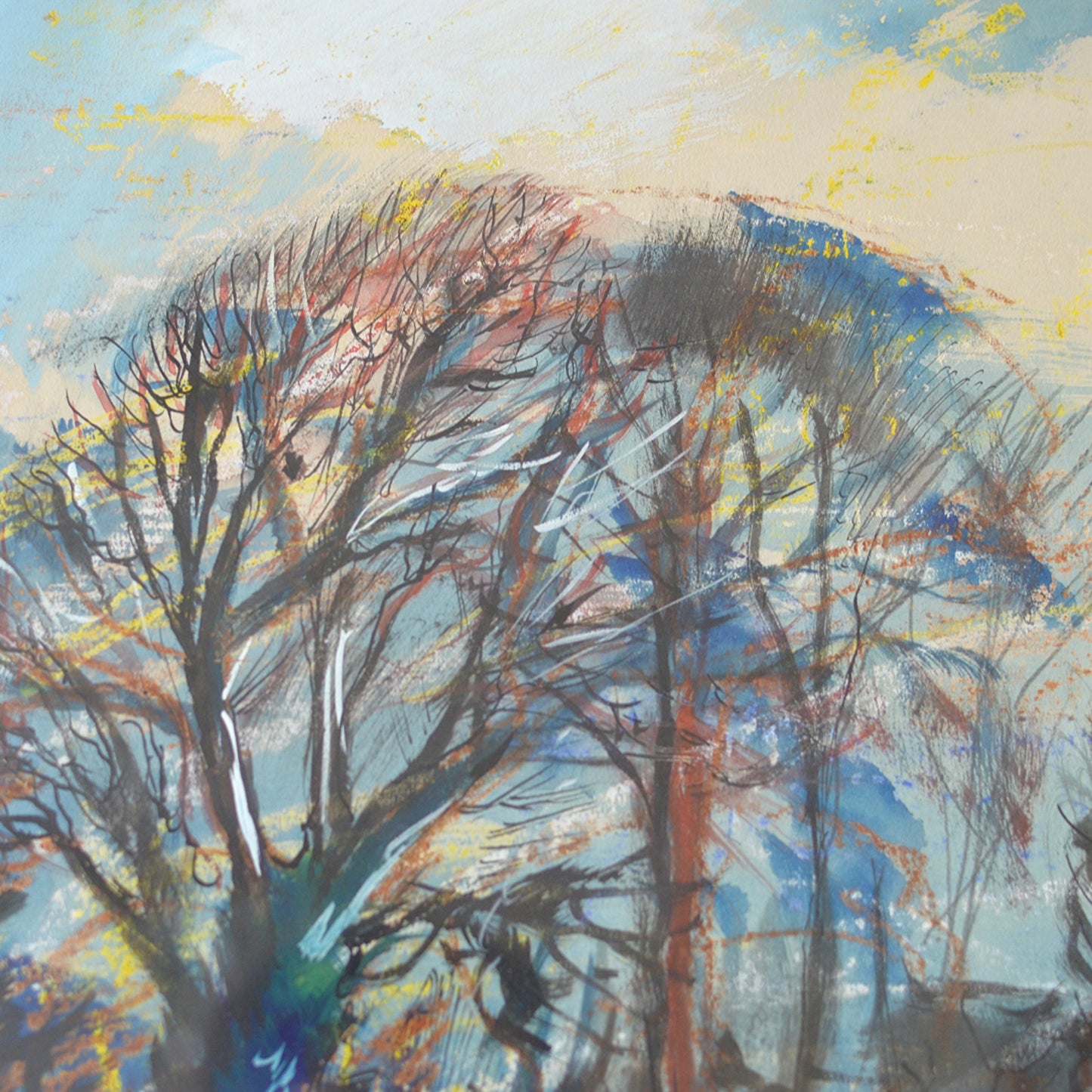 Abstract Painting by Rowland Suddaby (1912–1972)