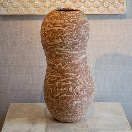 Hourglass Form Vase by Geoffrey Eastop