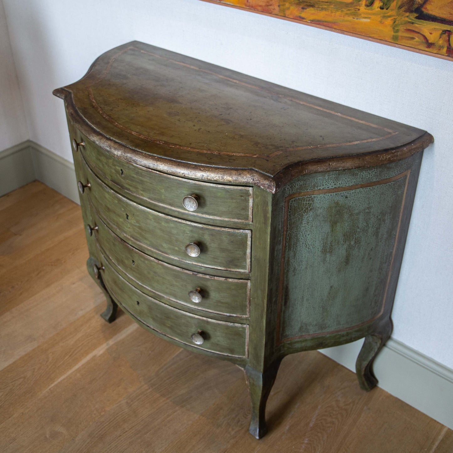Serpentine Chest of Drawers.