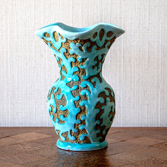 Turquoise Naturalistic Vase