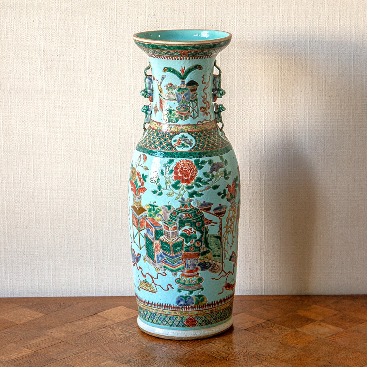 Turquoise Chinese Pot
