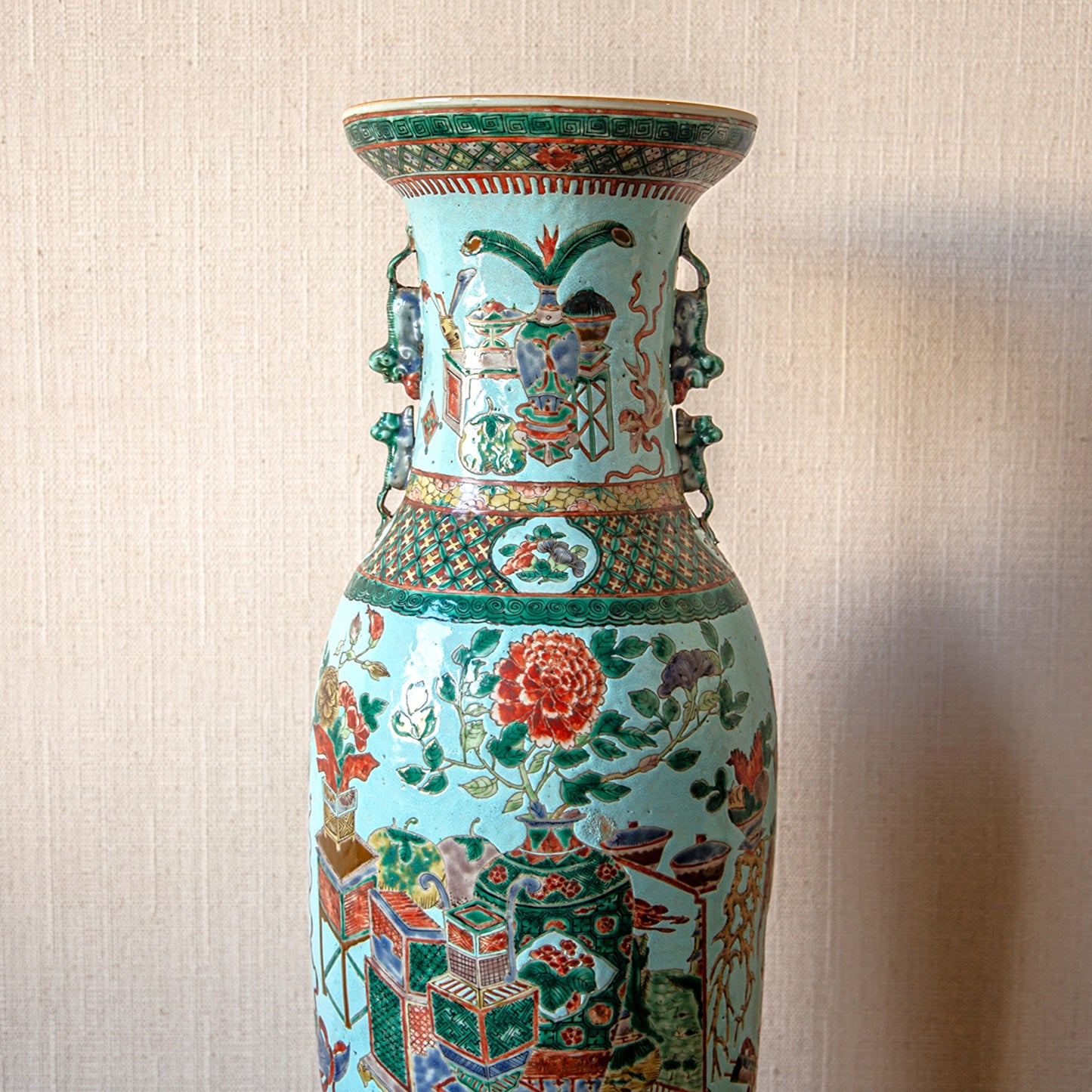 Turquoise Chinese Pot