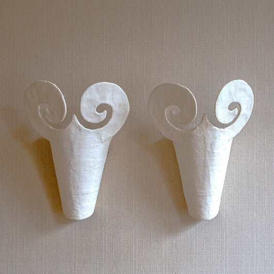 Pair of Ram Wall Lights