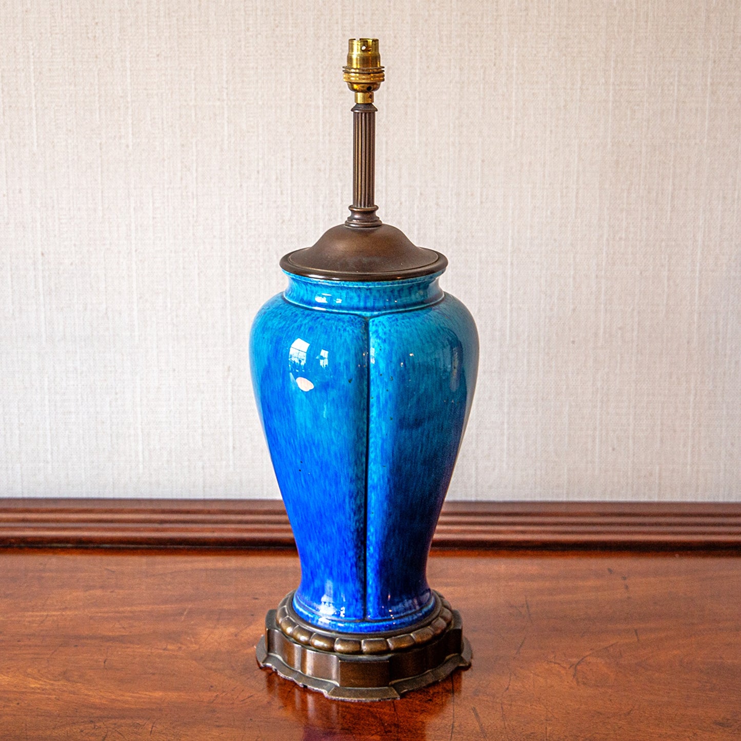 Turquoise Mounted Table Lamp