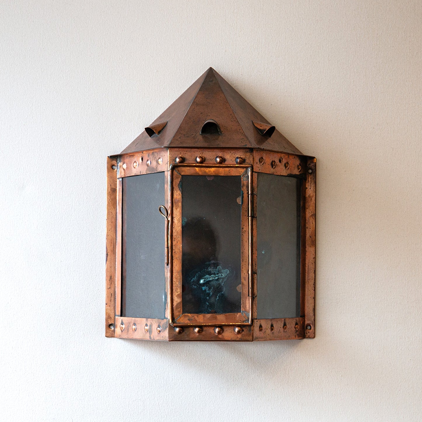 Arts & Crafts Copper Lantern