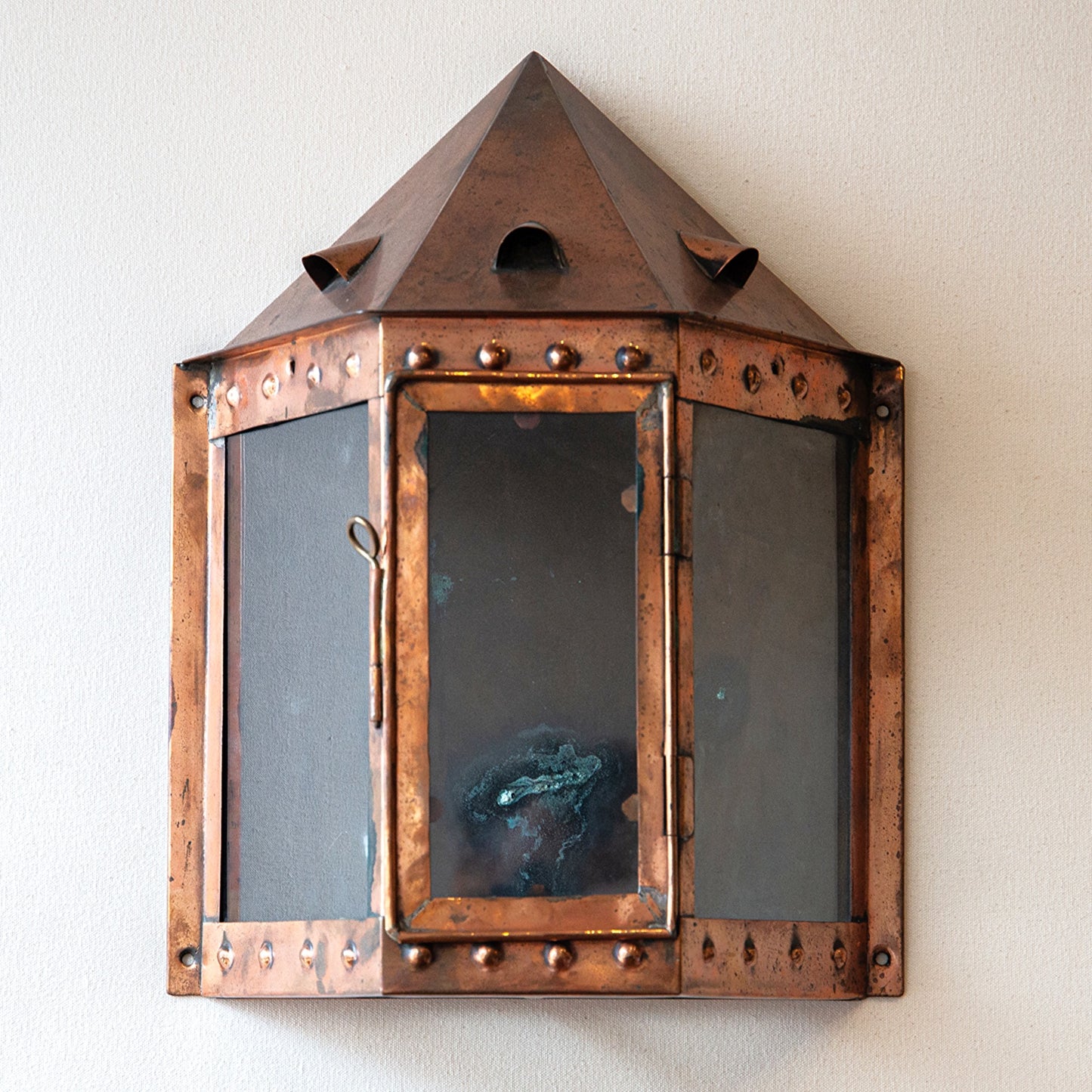 Arts & Crafts Copper Lantern