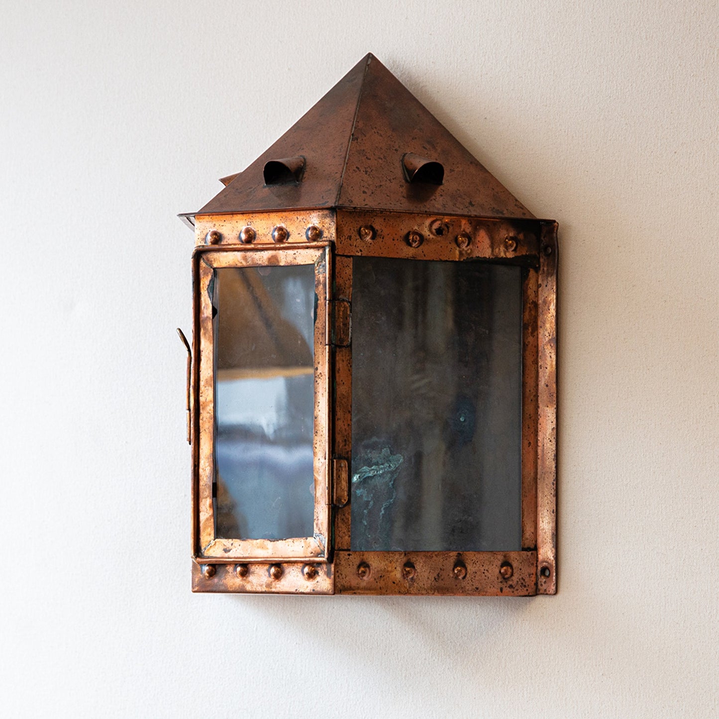 Arts & Crafts Copper Lantern