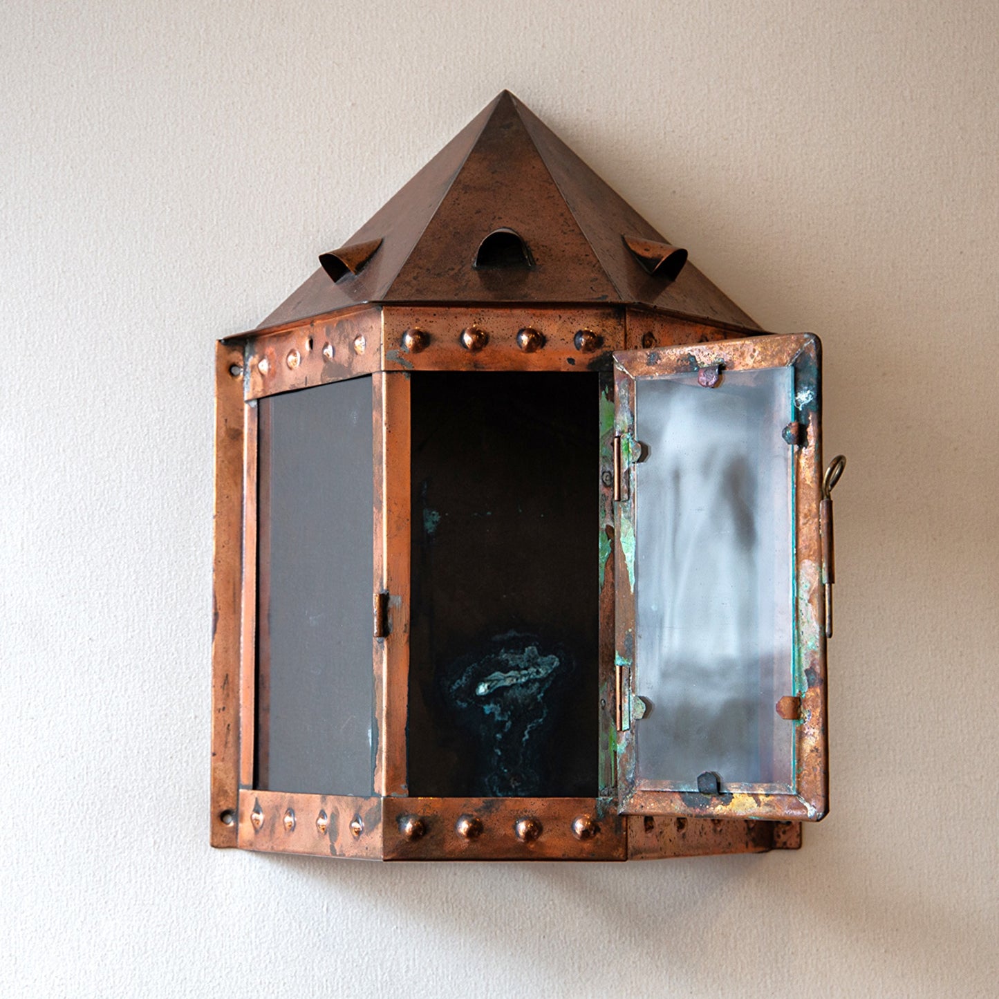 Arts & Crafts Copper Lantern