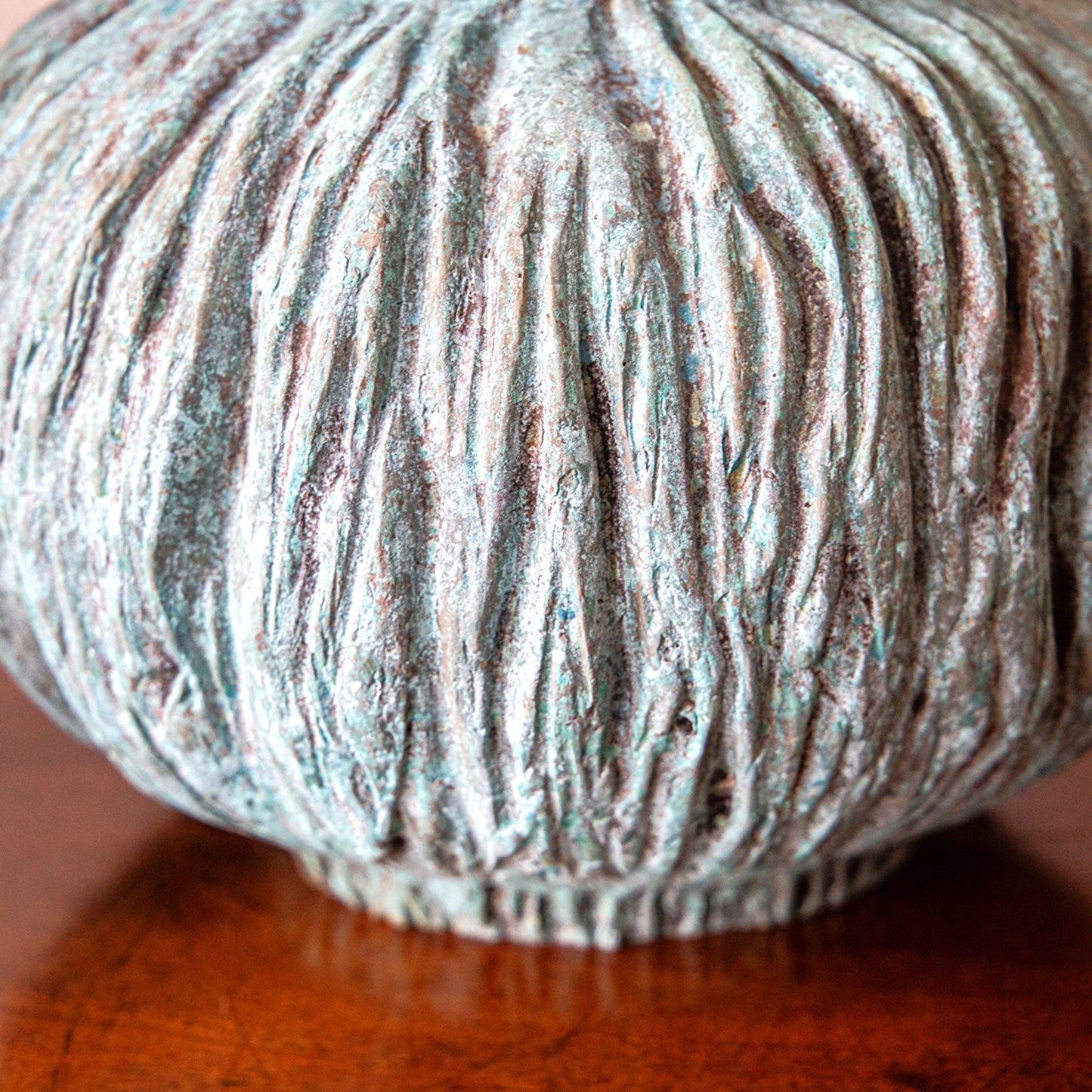 Pair of Bronze Double Gourd Lamp Bases