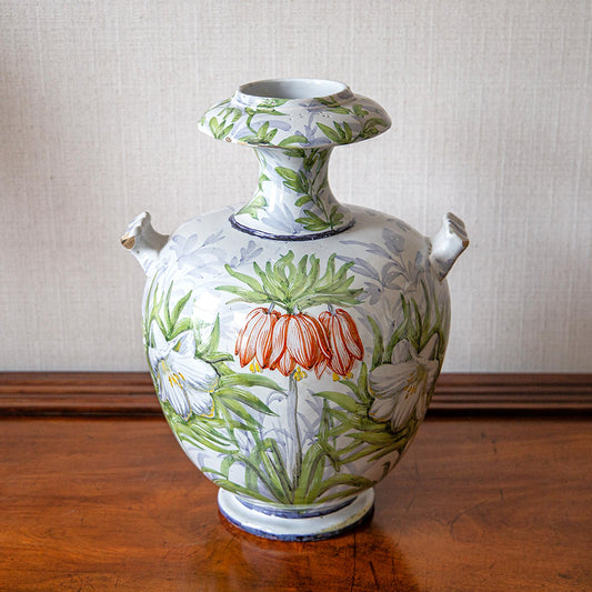 Large Tin Glazed Vase