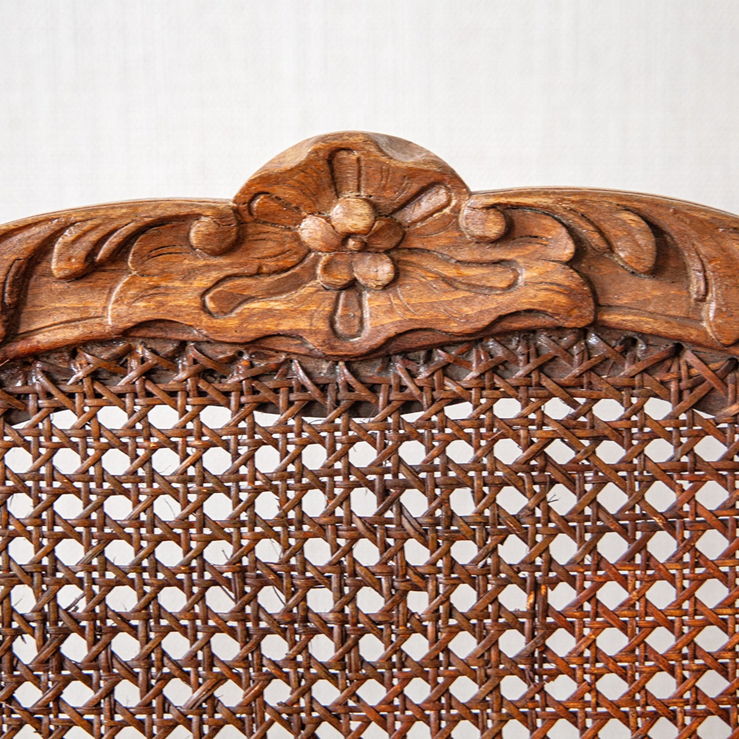 Pair of Carved Beechwood Armchairs by Jean Avisse