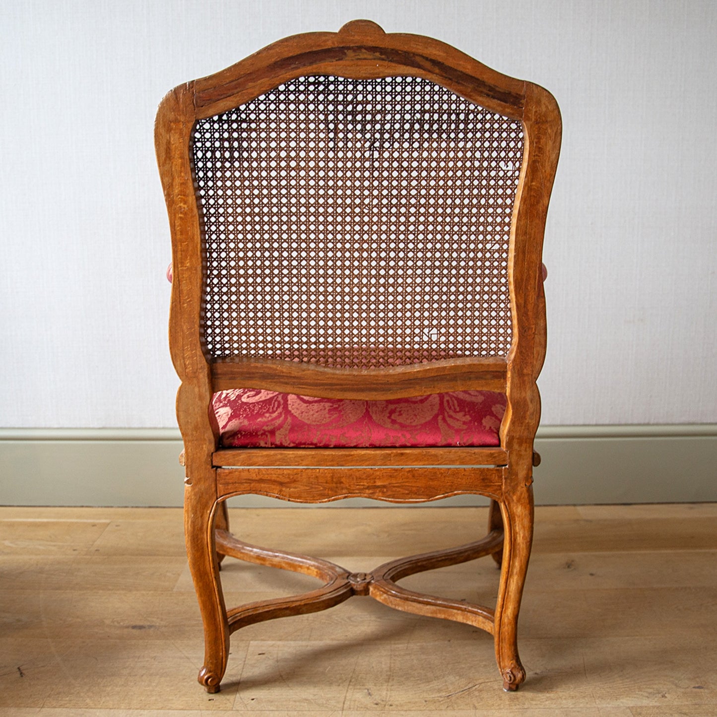 Pair of Carved Beechwood Armchairs by Jean Avisse