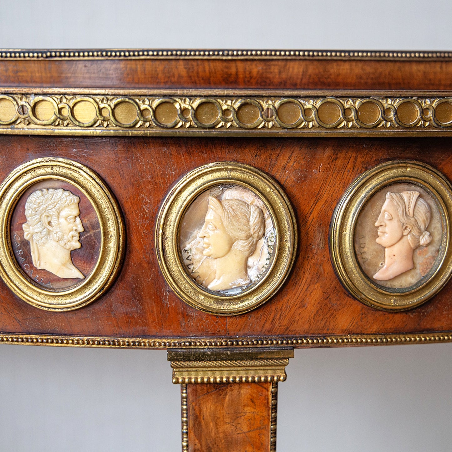 Pair of Demi-Lune Console Tables