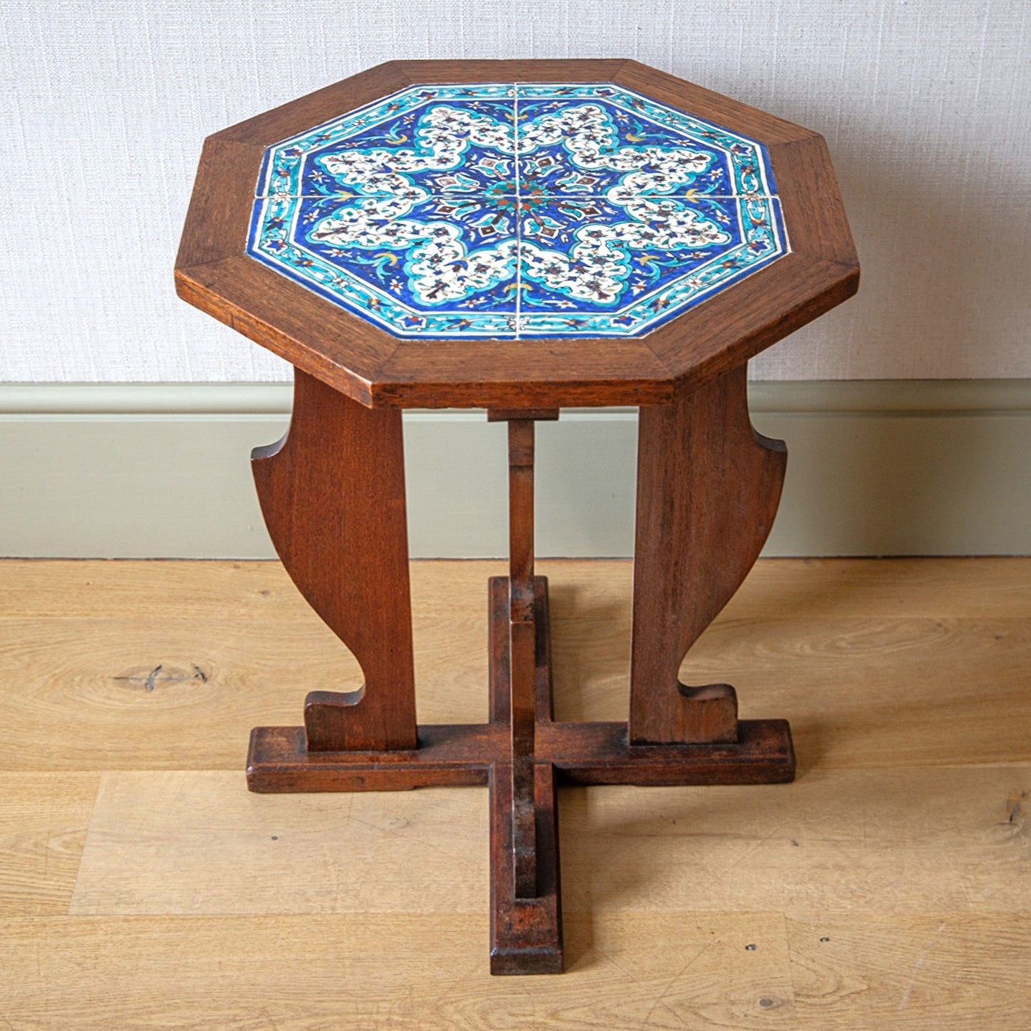 Octagonal Teak Side Table