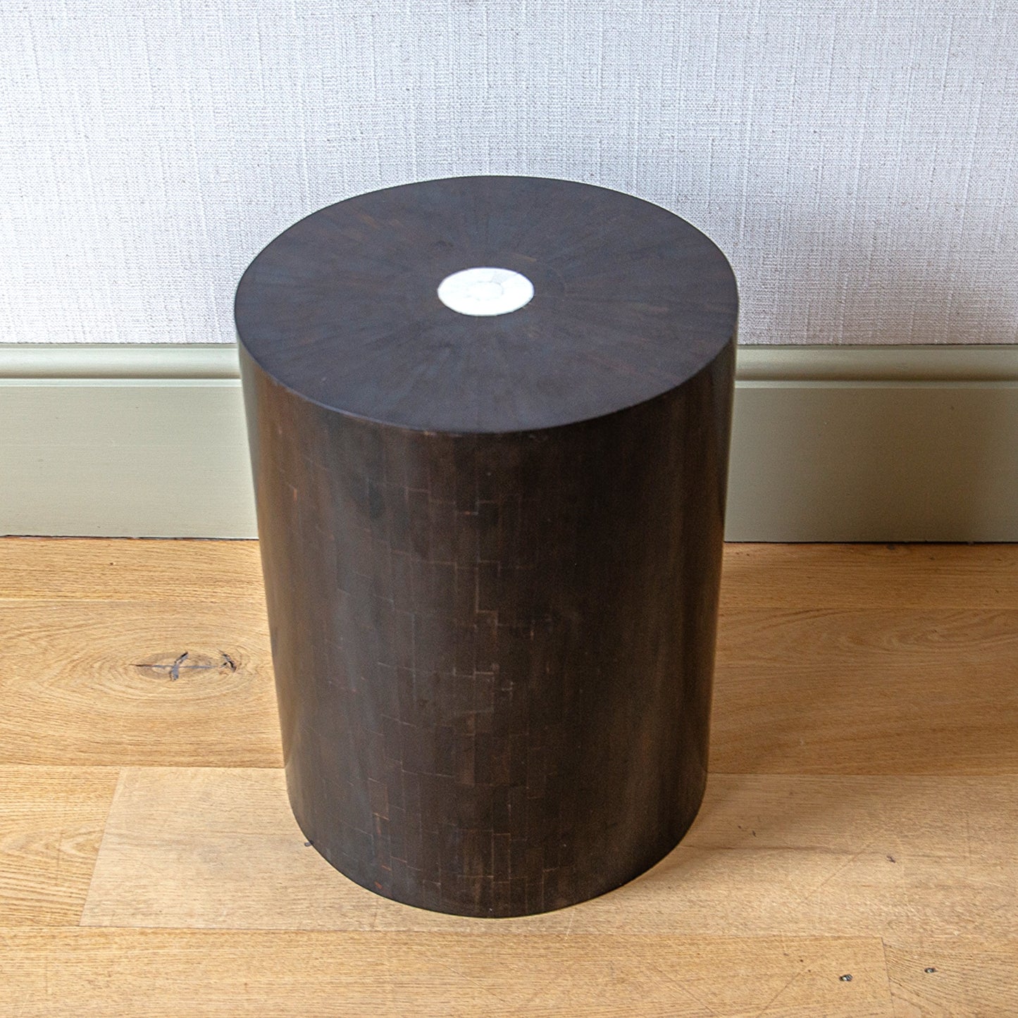 Pair of Black Stools/Tables