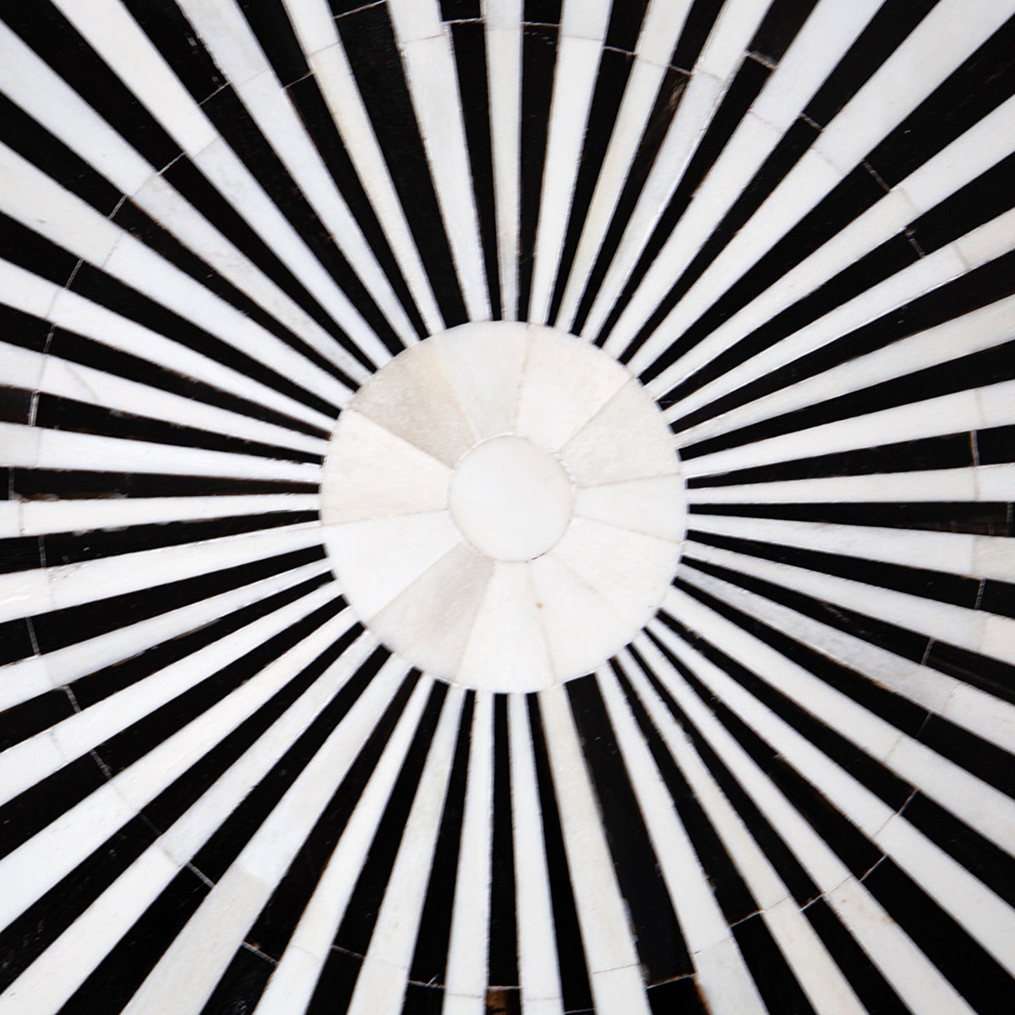 Pair of Horn and Ebonised Stools/Tables