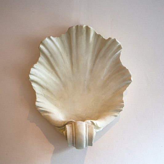 Shell Plaster Wall Light