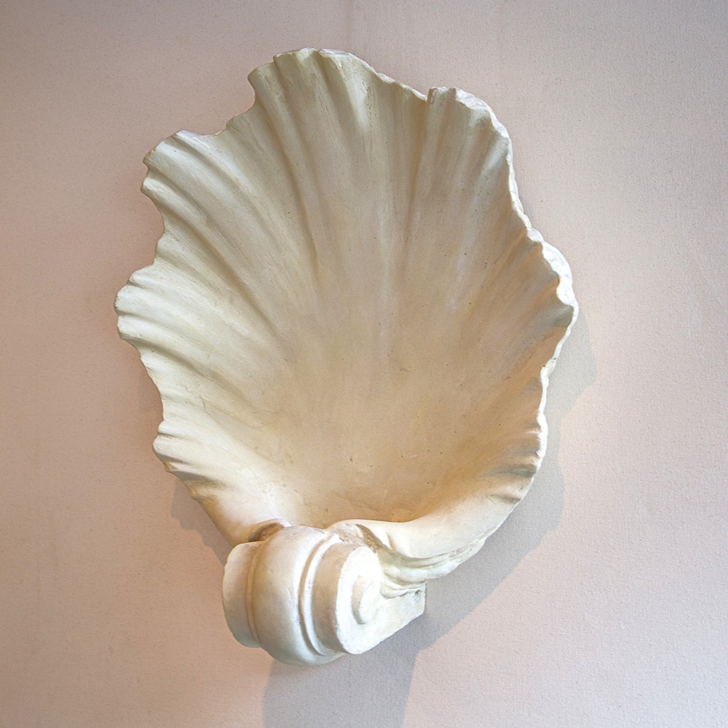 Shell Plaster Wall Light