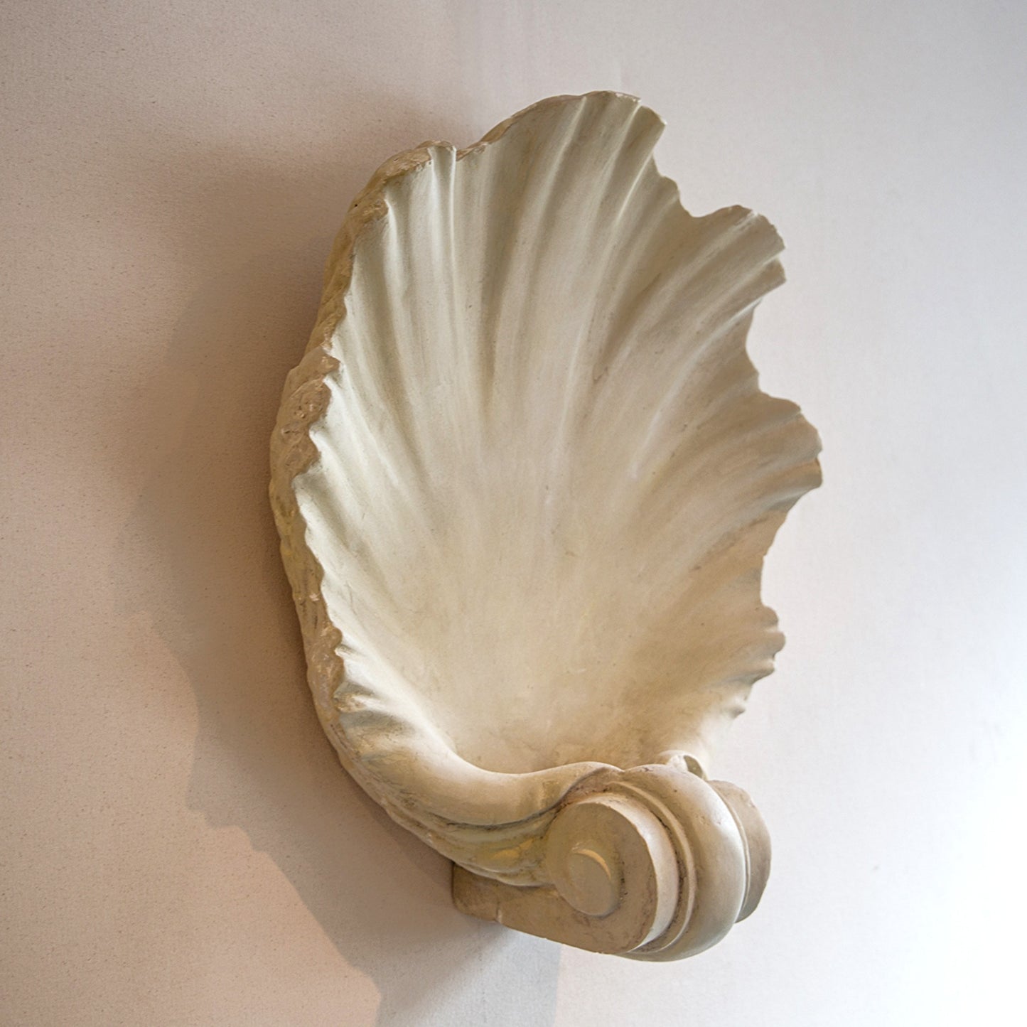 Shell Plaster Wall Light