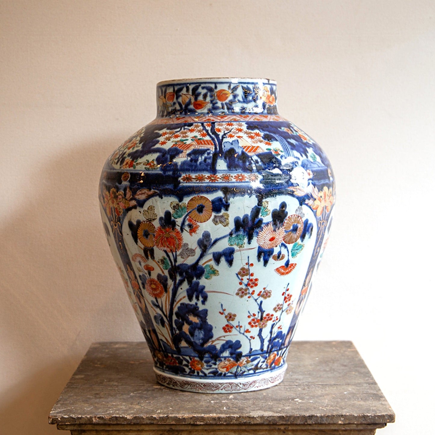 Large Imari Vase