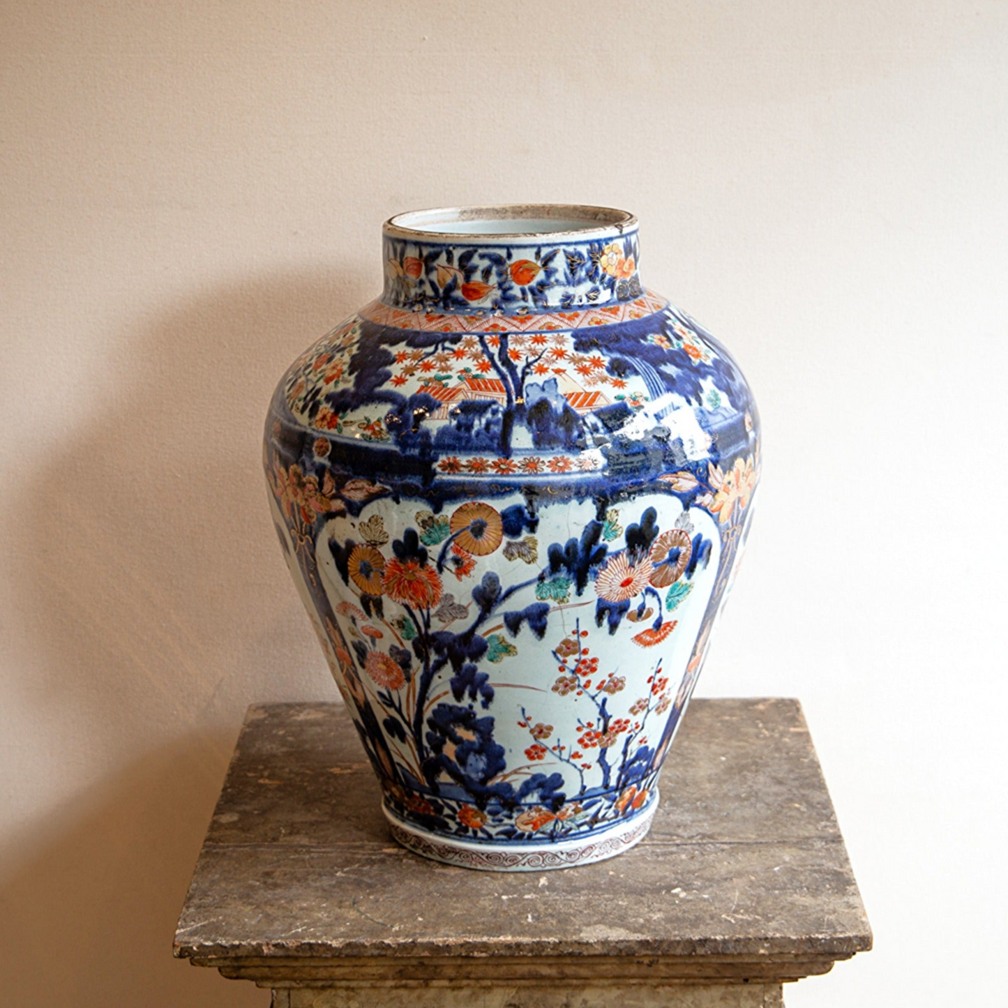 Large Imari Vase