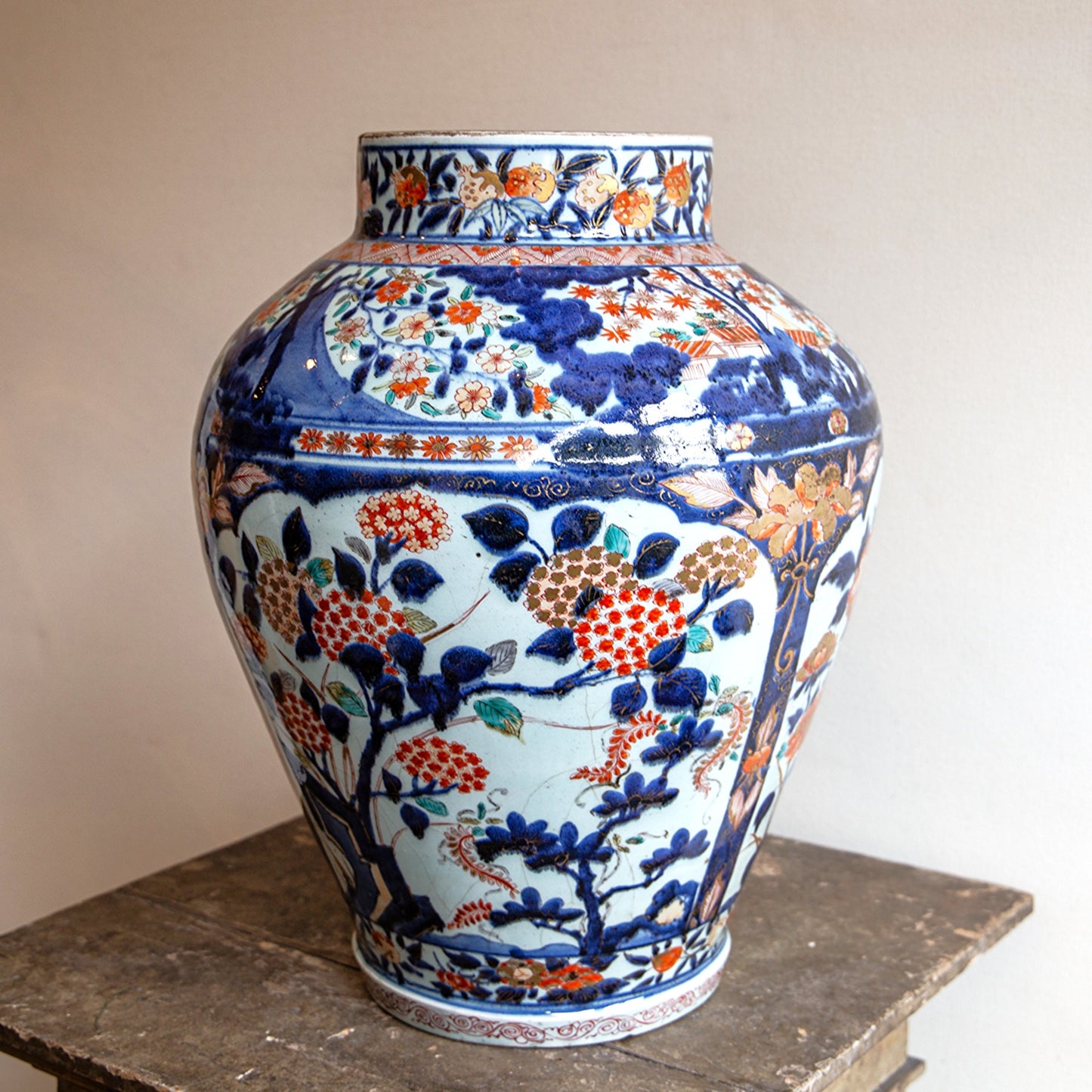Large Imari Vase