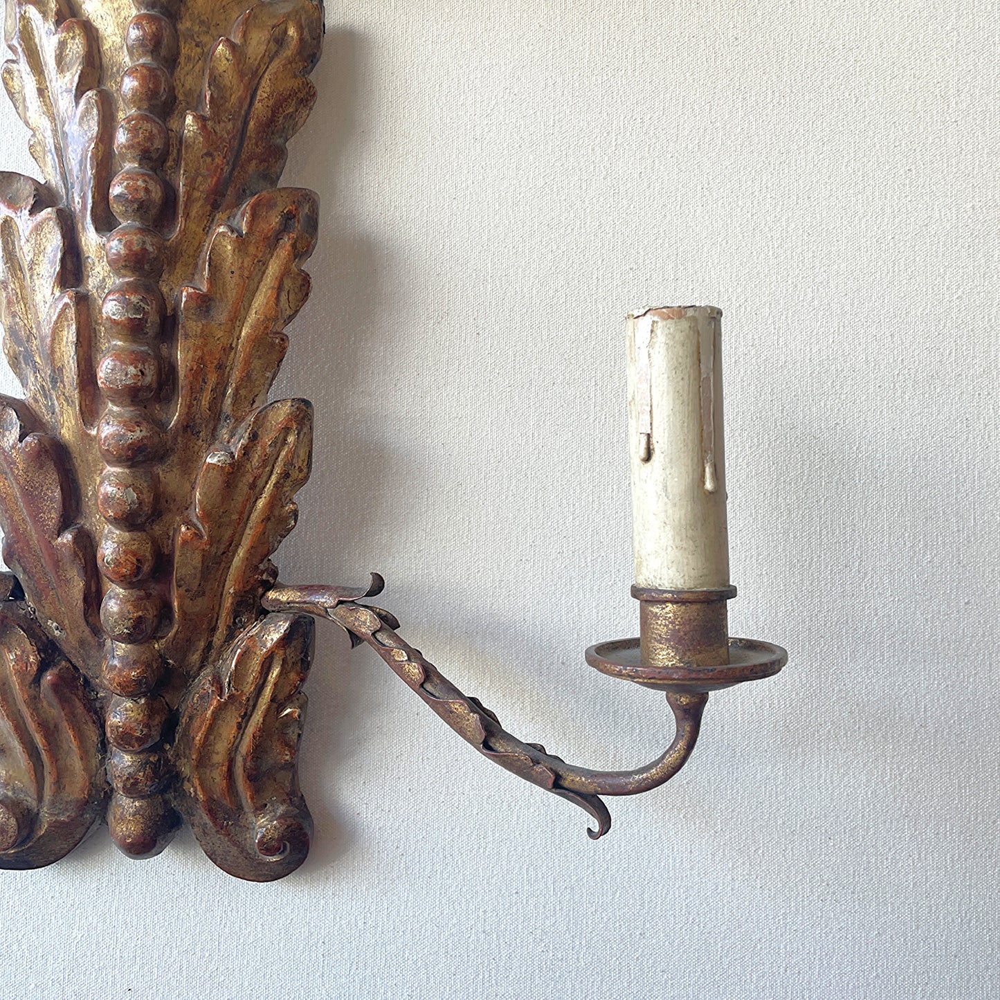 Pair of Giltwood Wall Lights