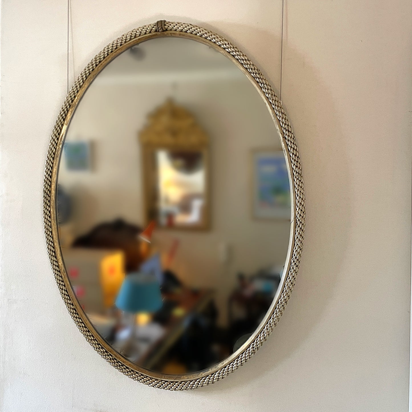 Large Oval Mirror